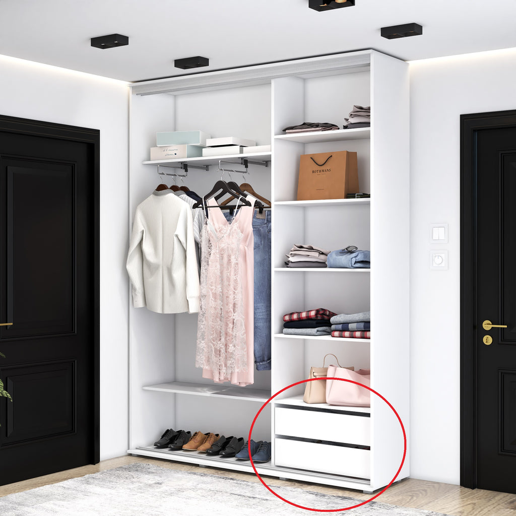 Schublade für Kleiderschrank Slim