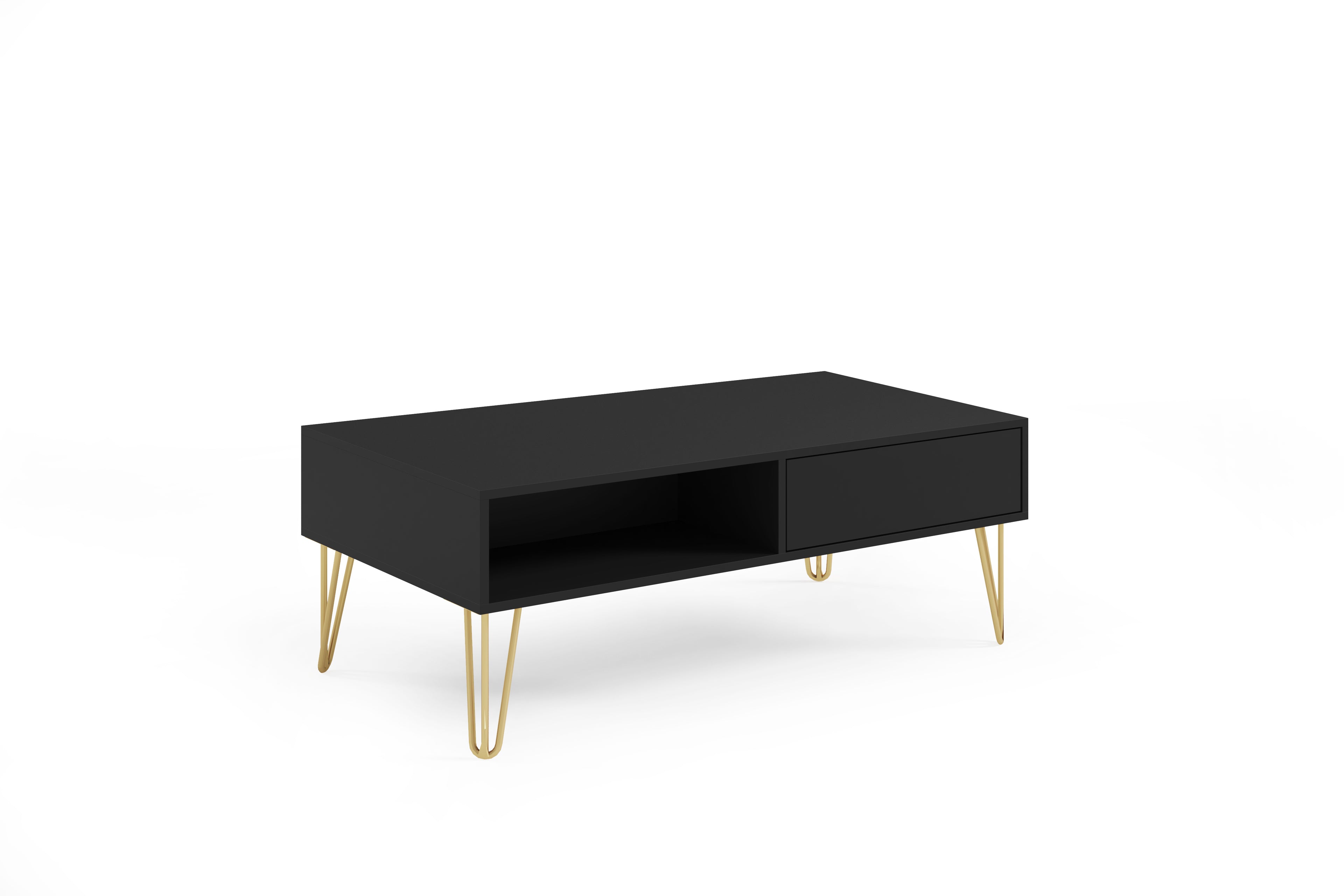 Couchtisch Dan – Weiß Hairpin